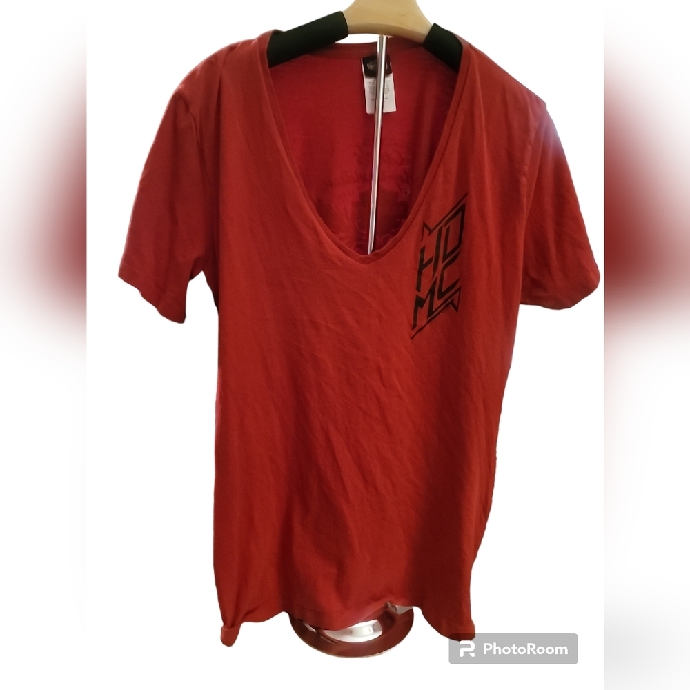 Harley Davidson Womens V-neck Short Sleeve Tshirt